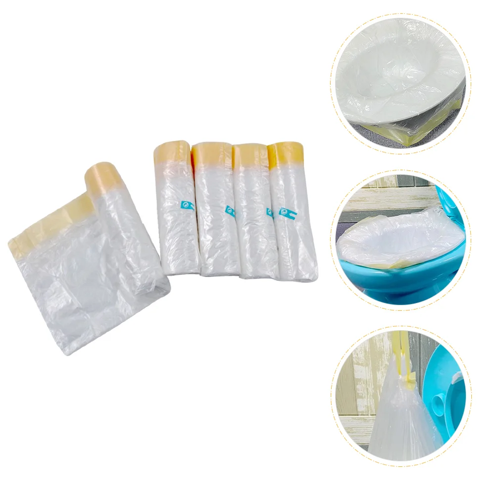 

Toilet Trash Bag Replacement Universal Potty Chair Liners Drawstring Training Seat