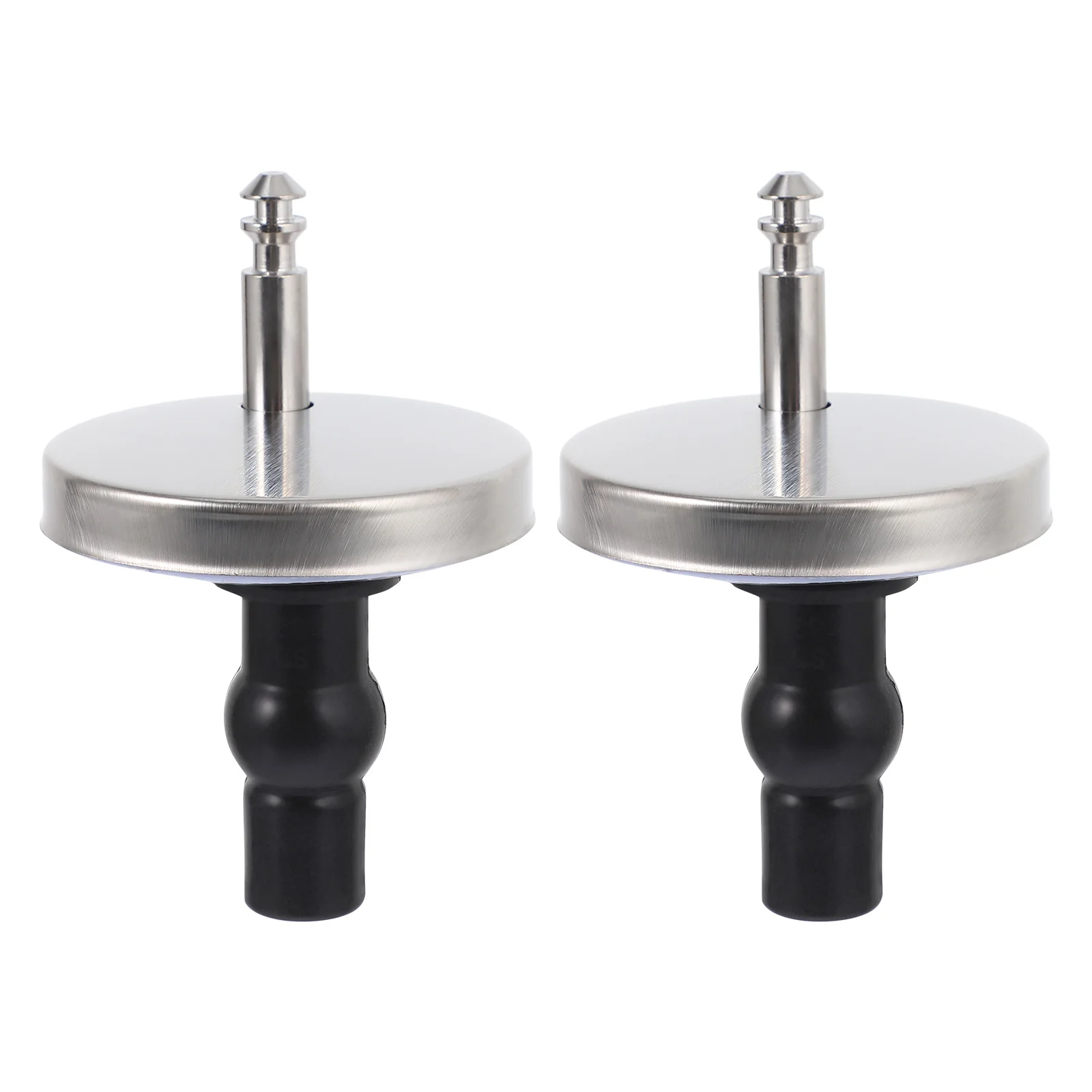 

2 Pcs Ground Screw Metal Toilet Seat Bolts Screws Cover Caps Fixing Hinges Nuts