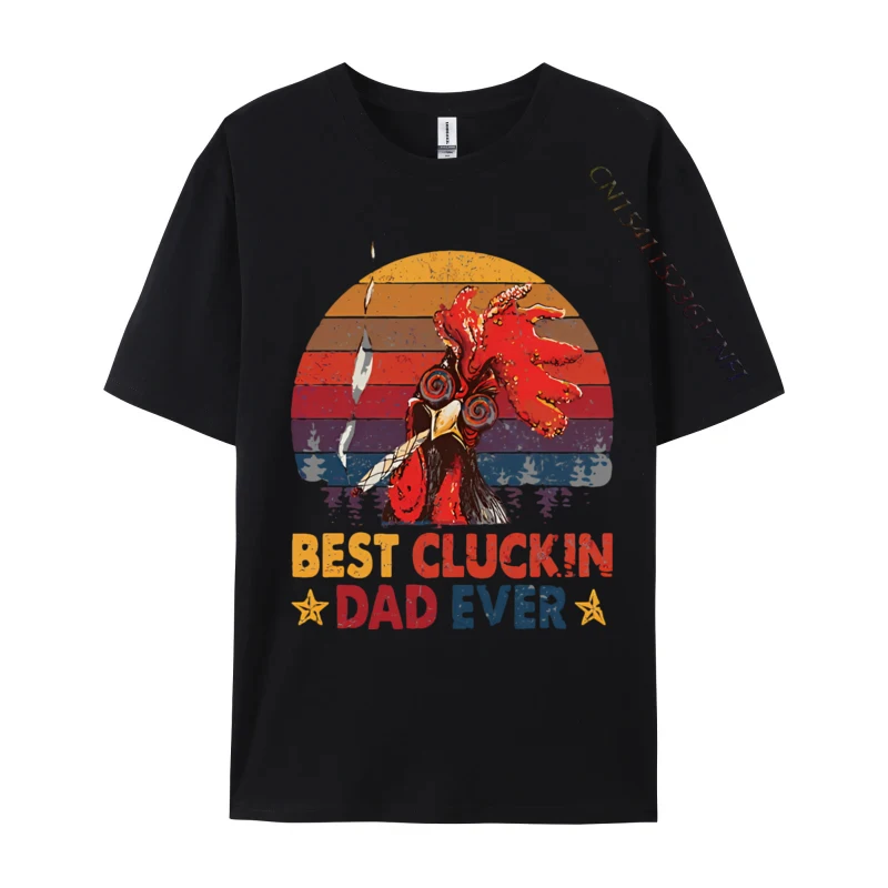 Куриный папа ферма лучший Cluckin Ever футболки Семейные хлопковые топы для мальчиков