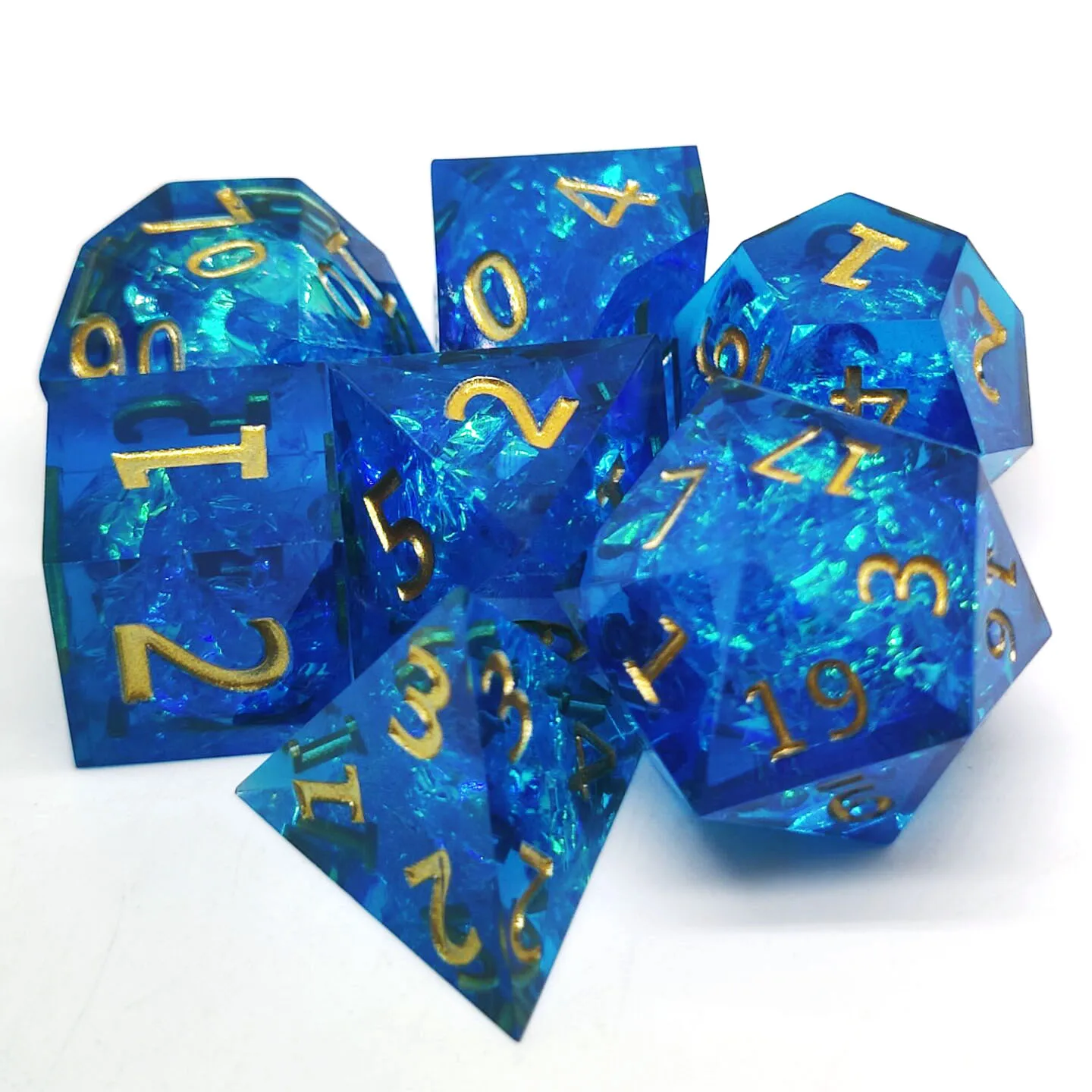 

Resin DND Dice Set Dungeon and Dragon Gifts D&D Dice Set RPG Large Polyhedral Dice Role Playing Dice D20 D12 D8 D6