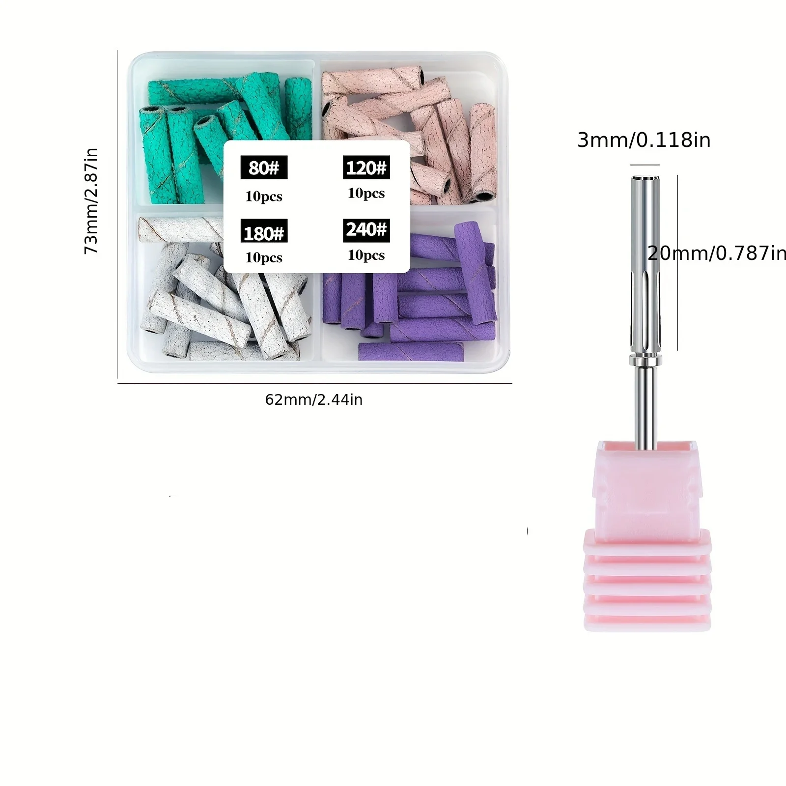 Удлиняющее песчаное кольцо для ногтей разных цветов маленькая металлическая