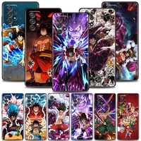 one piece monkey d luffy anime phone case for samsung galaxy a72 a52 a42 a32 a22 a21s a12 a51 a71 a41 a11 a01 soft silicone case
