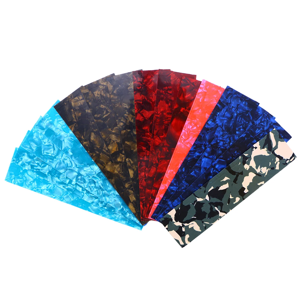 

15pcs DIY Guitar Pick Punch Sheets Celluloid Guitar Pick Strips Heave Celluloid Guitar Pick Sheets