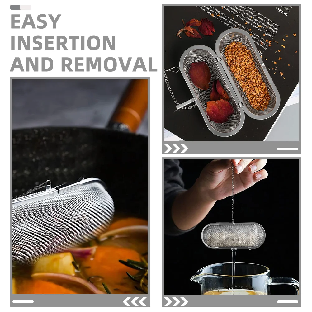 3 шт. фильтр для заварки чая из нержавеющей стали заваривания листового ситечко