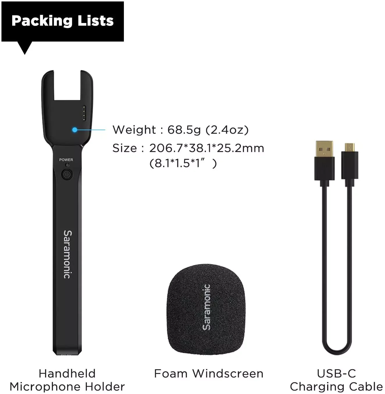 Держатель микрофона Saramonic Blink500 Pro HM для передатчика TX ENG/EFP |