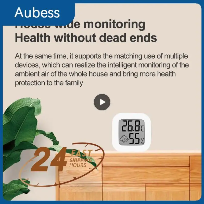 

Tuya Temperature Humidity Dectotor Smart Home Battery Powered Weather Station Temperature Humidity Dectotor Indoor Hygrometer