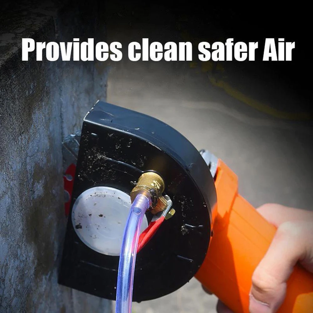 

Angle Grinder Shield Set Water Cutting Machine Base Safety Cover Dust Collecting Guard Kit Dust Shroud Protecter Cover 120x43mm