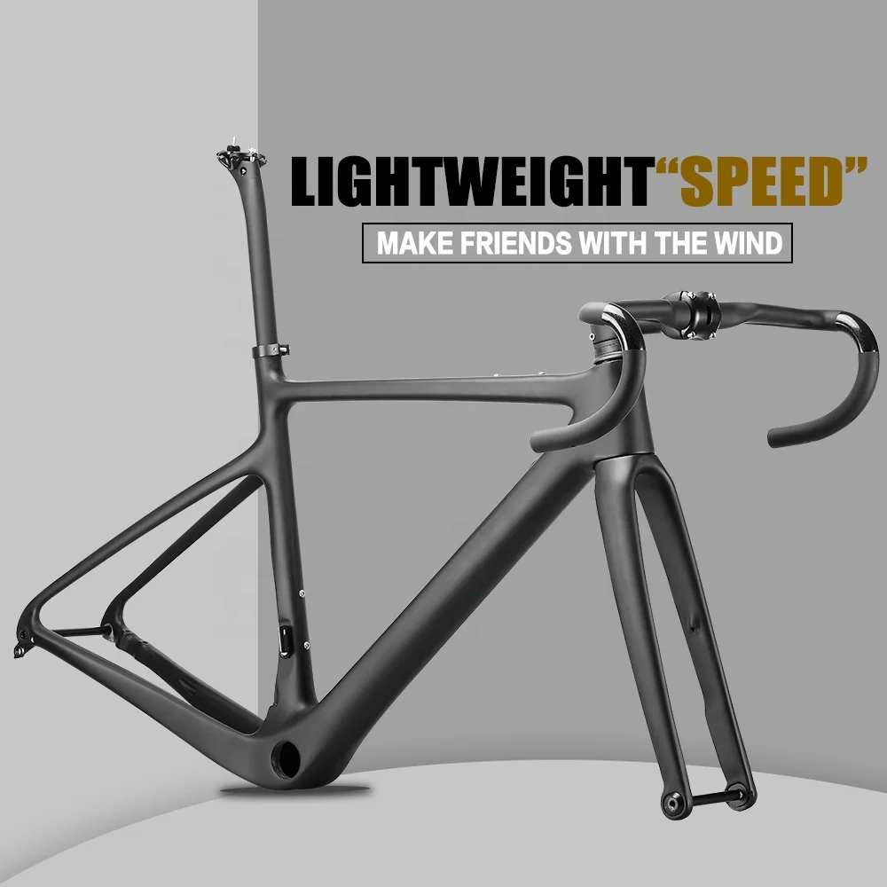 Гравийная рама из углеродного волокна BB79 Ультралегкая шоссейного гоночного