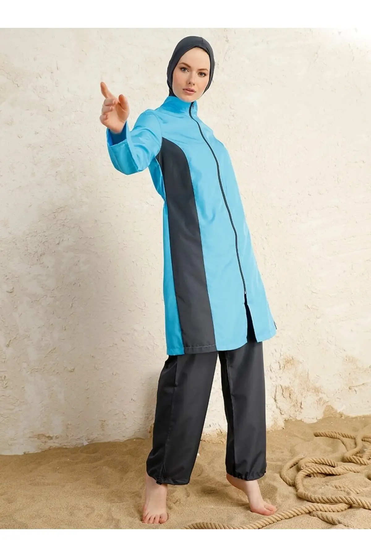 

New Burkinis Muslim Swimwear Modest Summer Clothing Long Sleeve Swimming Hijab Sport Islamic Swimsuit Bathing Suit Suit