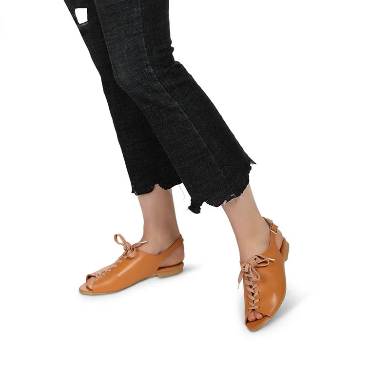 2022 Spring Summer Sexy Flish Mouth Hollow Roman Sandals Thick with Word with Beaded High Heels Sandals Sexy Female Sandals