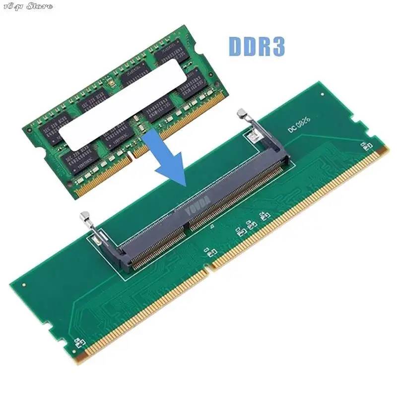 

Новинка, профессиональный адаптер для ноутбука DDR3 для настольного ПК, карта памяти, 200 контактов, внешний разъем для ПК, 240 контактов, DIMM DDR3, адаптер памяти