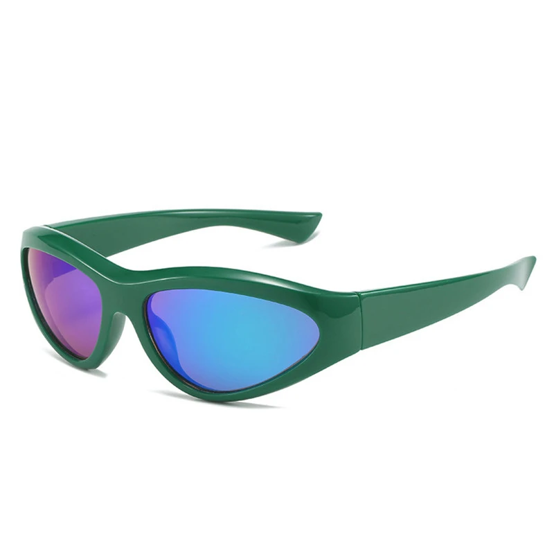

Солнцезащитные очки в стиле панк для мужчин и женщин, винтажные спортивные роскошные брендовые дизайнерские модные маленькие солнечные очки с белыми линзами, с защитой от ультрафиолета