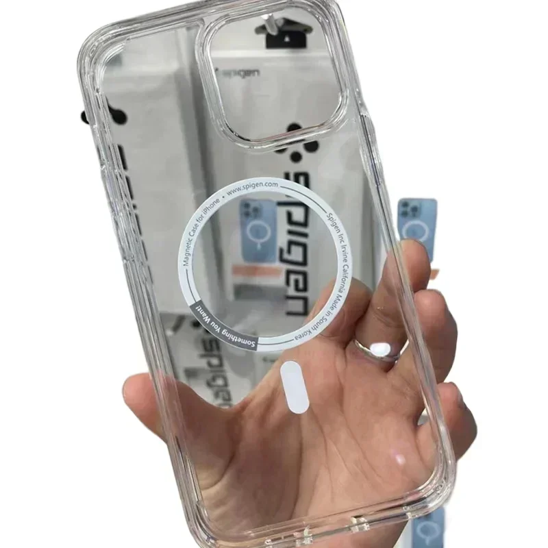 Ультрагибридный Магнитный Чехол Для Беспроводной Зарядки Iphone 15/13/14/12 Pro Max 15 Plus