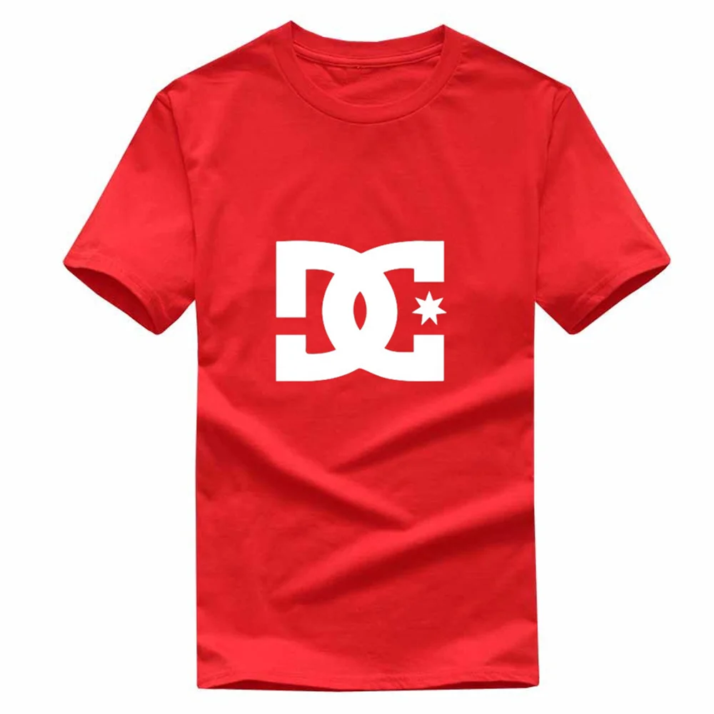 

2022 Hot Sale DC Brand Casual Summer Short Sleeve O-Neck Cotton T-Shirt Men Printed Comfortable Solid Color Male Tops Tees S-3XL