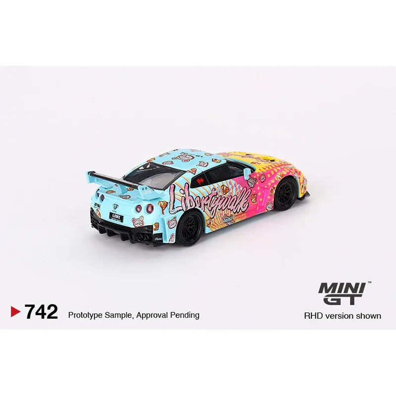 MINIGT в наличии 742 1:64 LBWK R35 35GT-RR Kuma, литая под давлением диорама, коллекция моделей, миниатюрные игрушки (art.: 3920d22aea0cd) - 3920d22aea0cd
