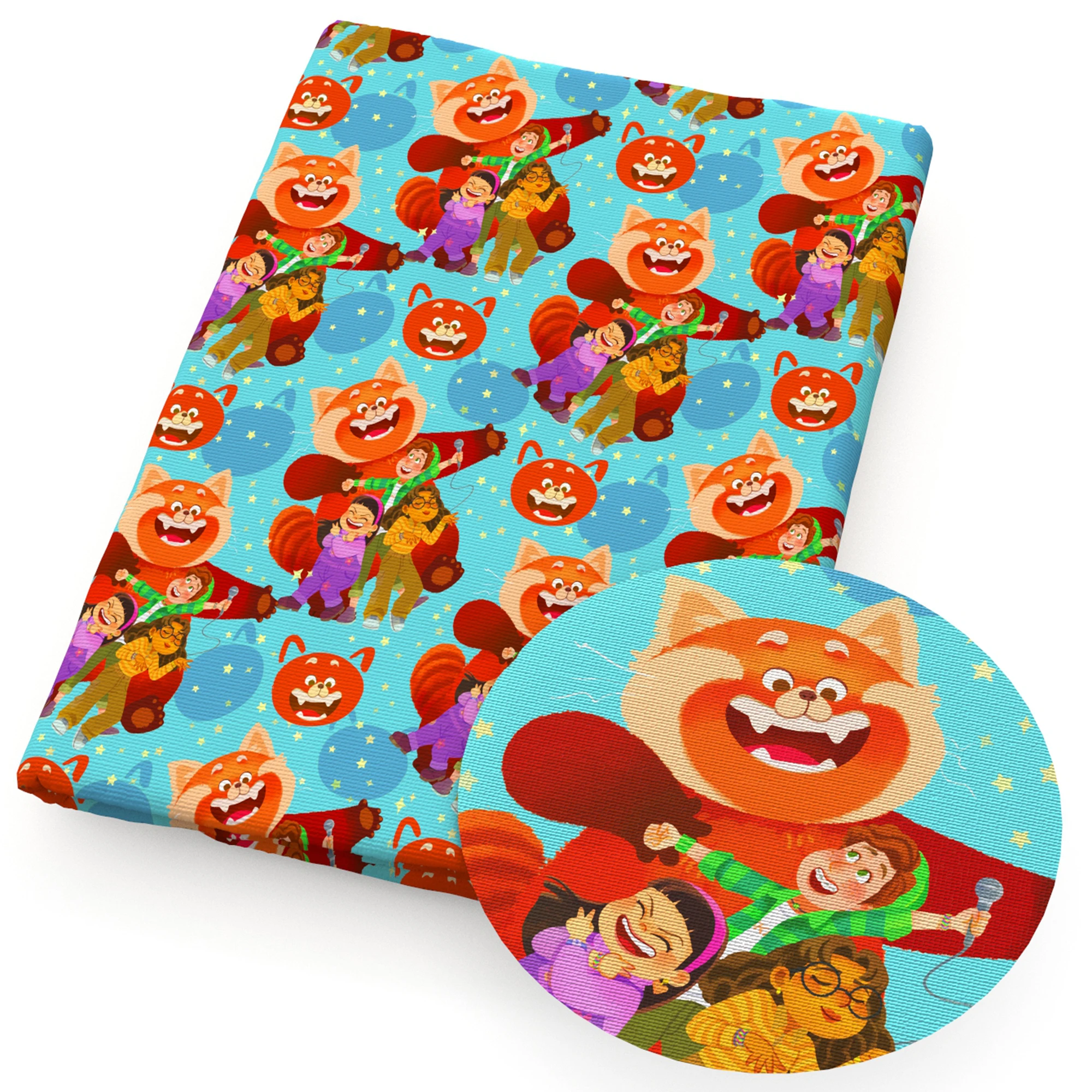 Ткань для шитья сделай сам из полиэстера и хлопка с цифровой печатью 50*145 см