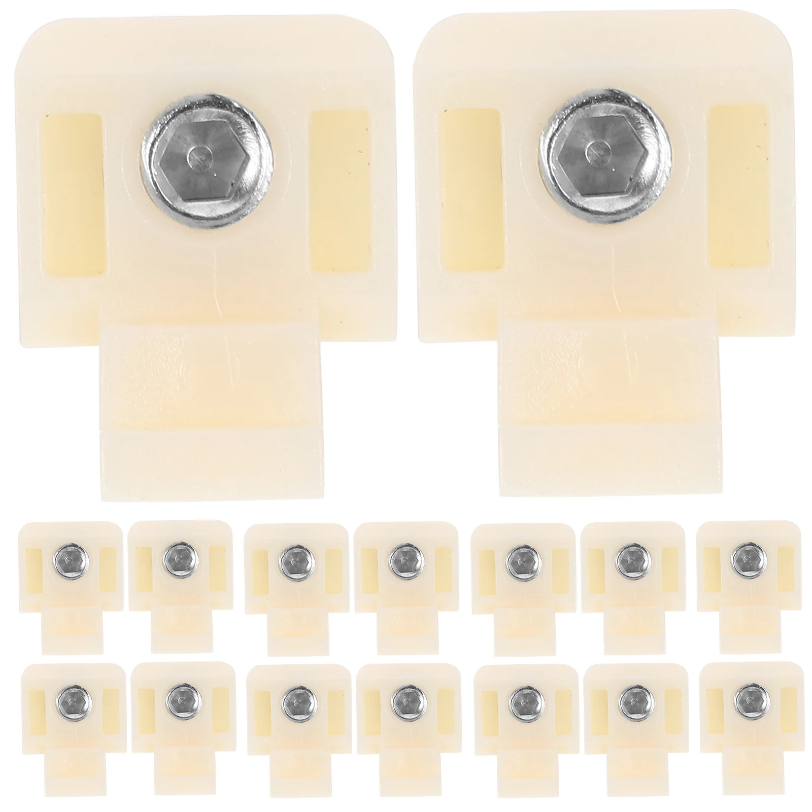 

30 Pcs White Out Electric Control Cabinet Base Screw Part Equipment Small Nylon Replacement