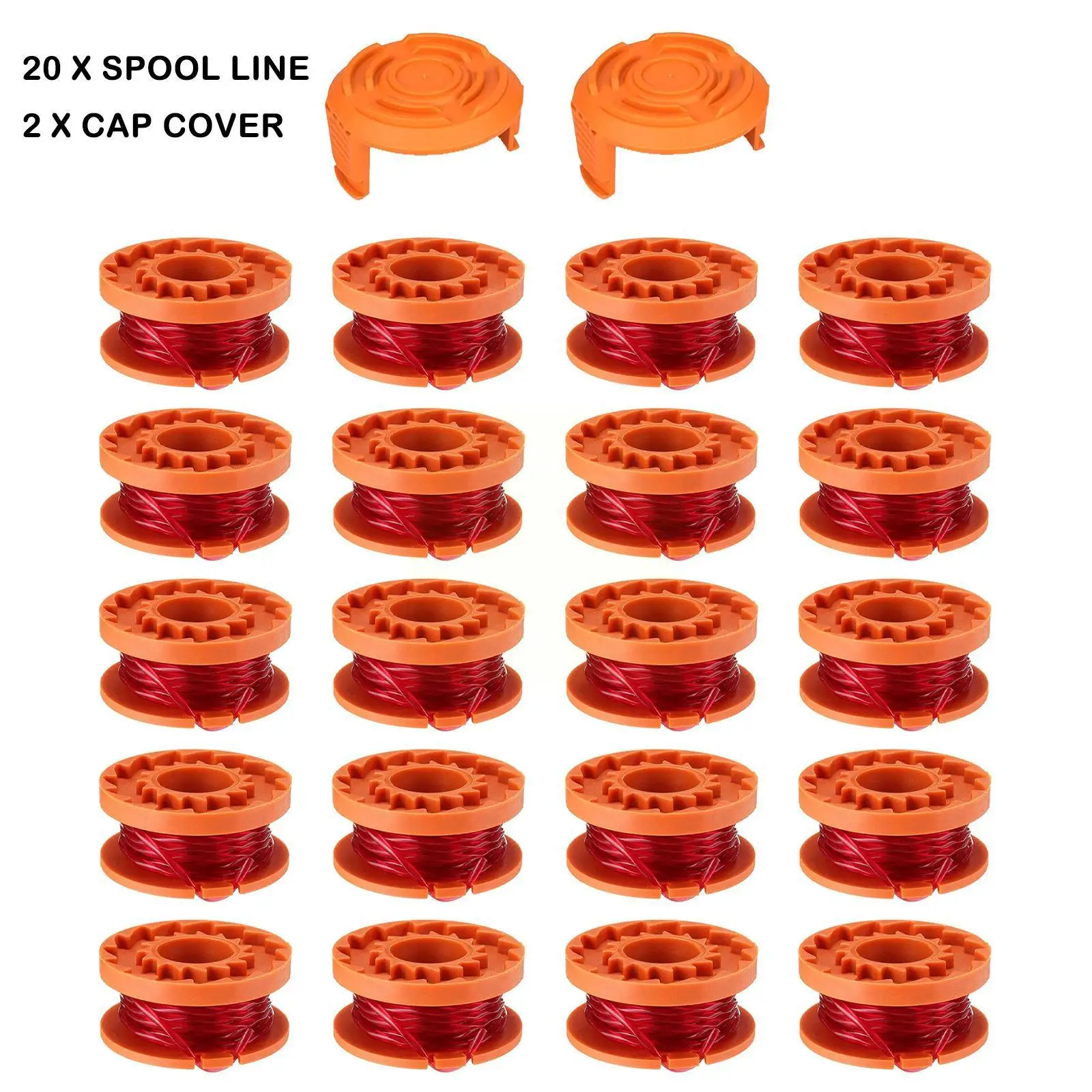 

6/20pcs Trimmer Spool Line For Worx For Wa00100 WG151 WG160 WG165 WG180 Replacement Spool Line P8H4