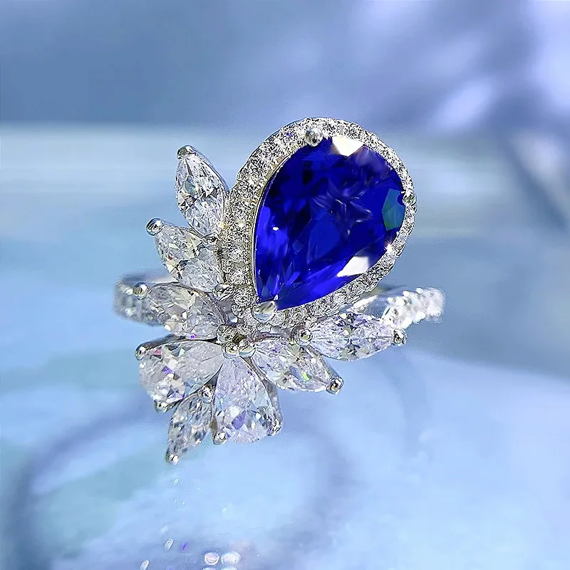 

Женское кольцо с сокровищами из серебра 925 пробы 7*10 мм