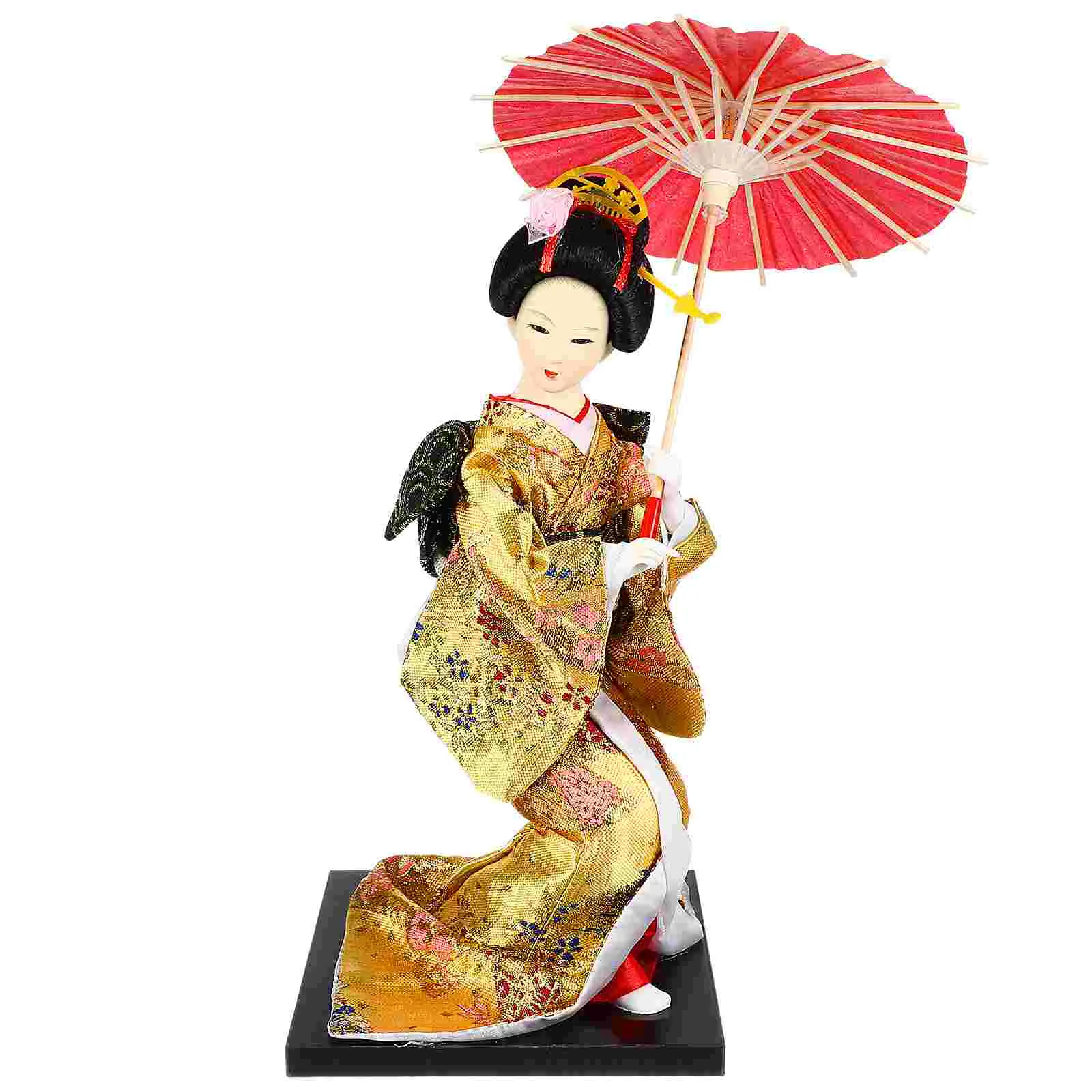 

Doll Japanese Geisha Kimono Decor Dolls Kokeshi Asian Japan Figurine Ornaments Car Dashboard Statues Home Collectible Ethnic