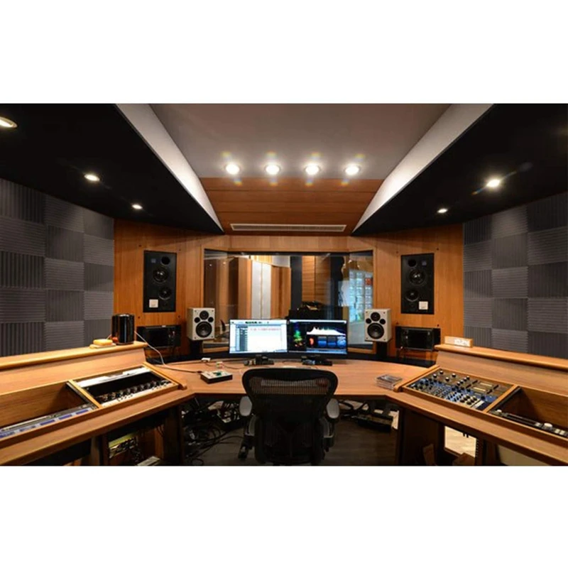 100 шт. акустические звукопоглощающие пенопластовые панели звукоизоляционные