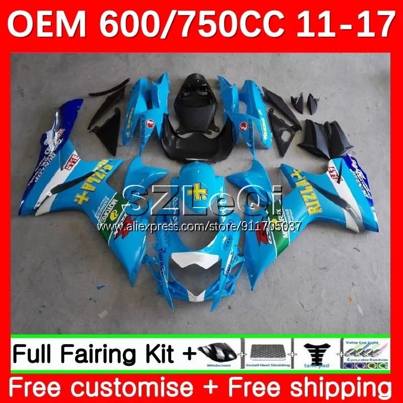 

Набор для инъекций RIZLA для SUZUKI GSXR750 GSXR 600 750 CC K11 GSXR600 11 12 13 14 15 16 17 GSXR-750 2011 2017 обтекатель 78LQ.24