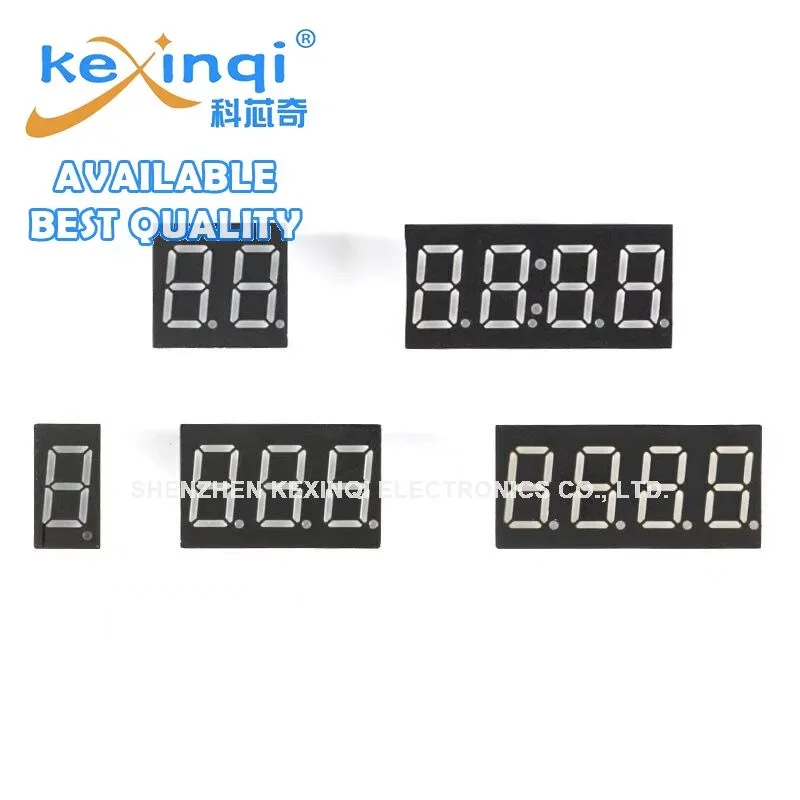 5 шт. красный 0 28-дюймовый цифровой трубчатый светодиодный дисплей 1 бит 2 3 бита 4