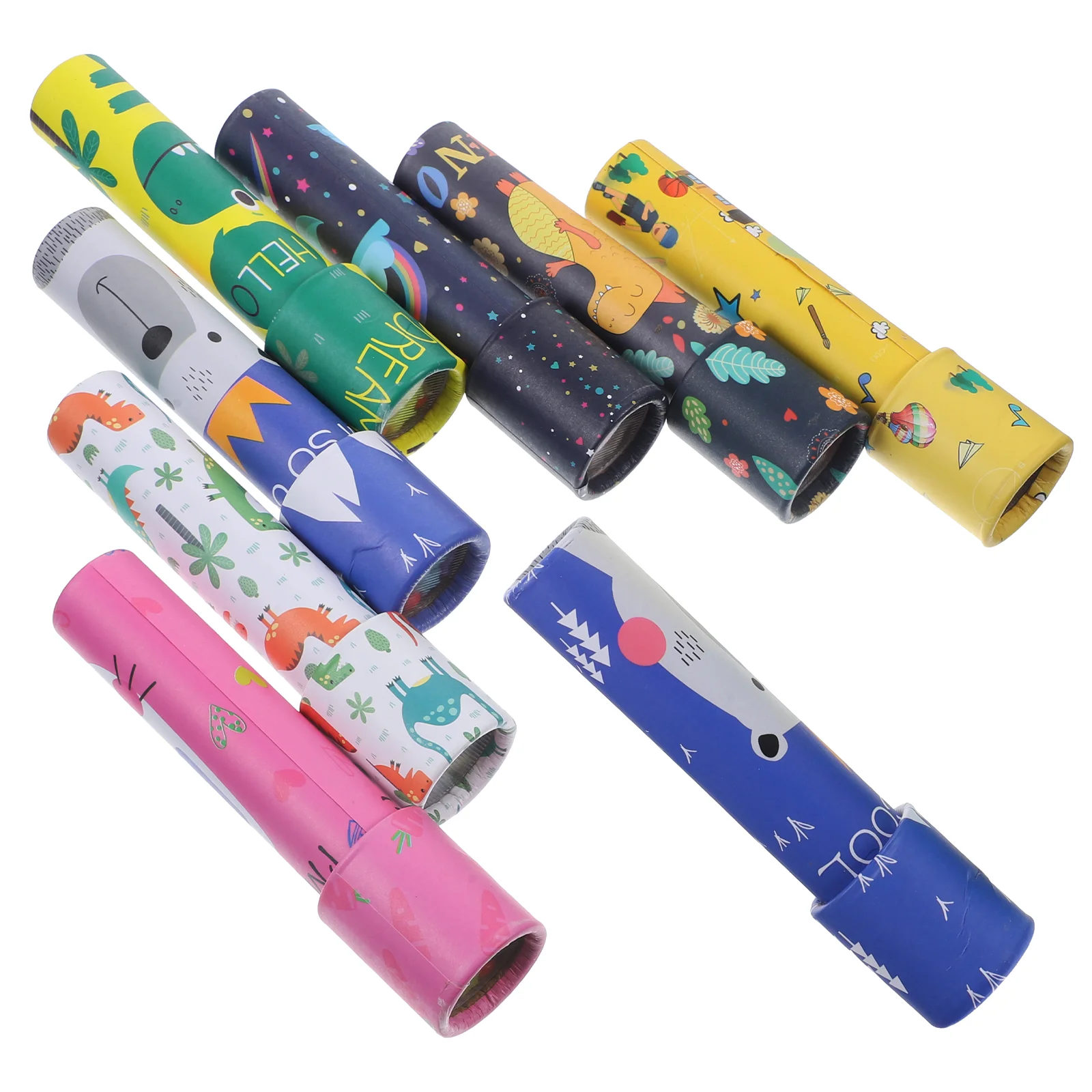 

8 Pcs Kaleidoscope Children Cognitive Toy Classic Toys Kids Plaything Educational Observation Viewfinder