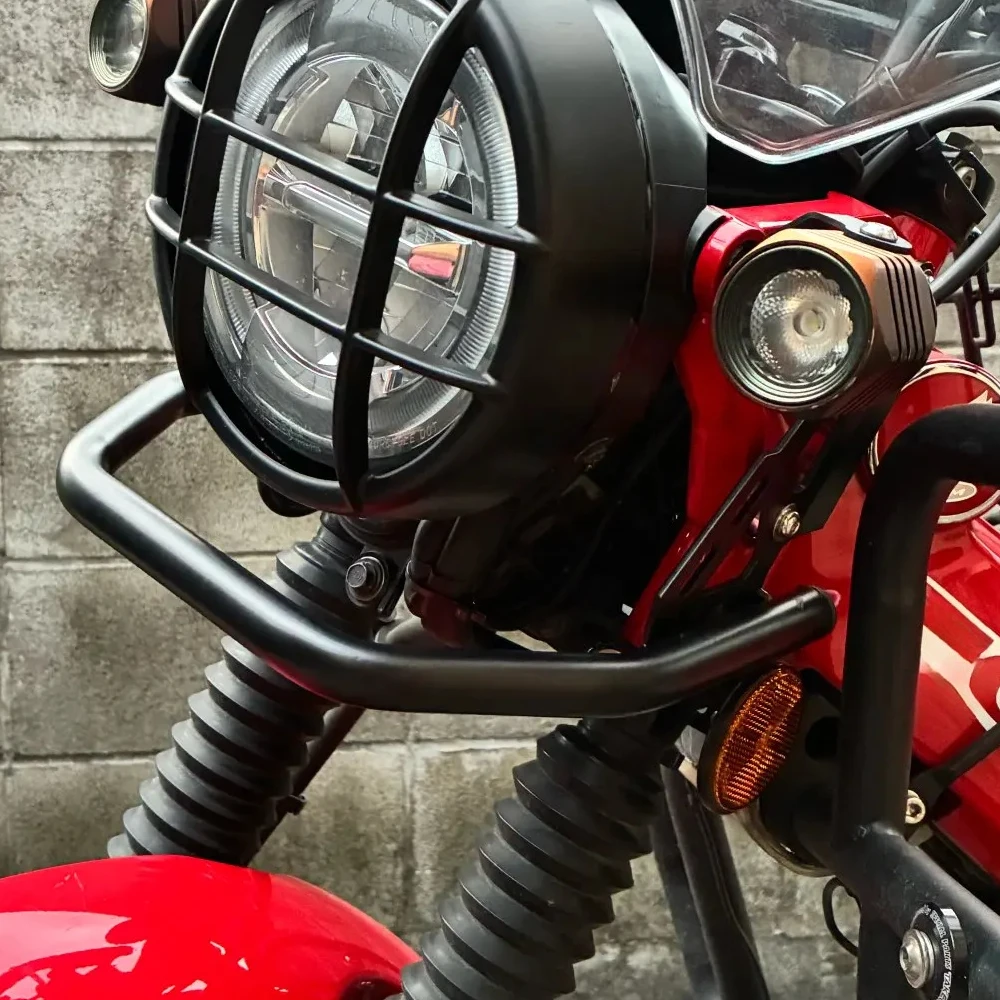Фото Кронштейн для фары и переднего бампера Honda CT125 Hunter Cub Trail 125, не требующий разборки, с креплением для инструментального ящика №2