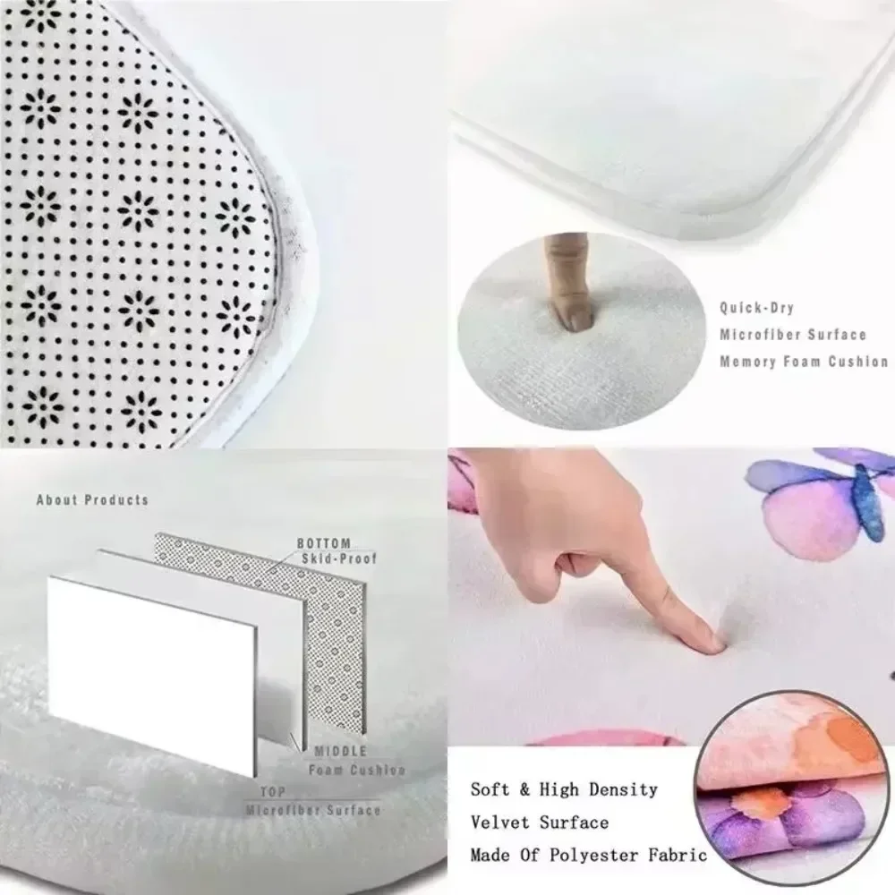 Кухонный коврик против усталости для пола нескользящий ковер в стиле бохо