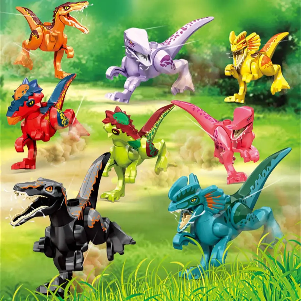 Конструктор Парк Юрского периода строительные блоки для детей - купить по