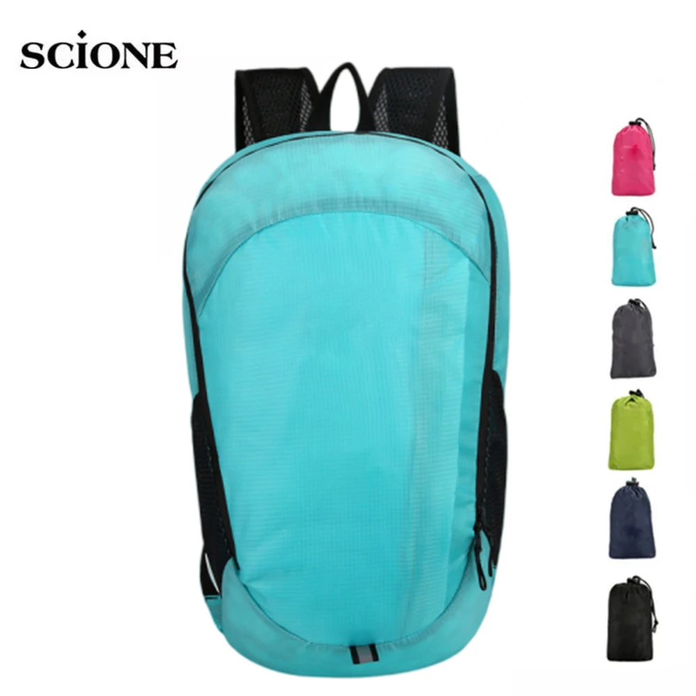 

20L Portable Foldable Travel Bag Outdoor Climbing Shopping Storage Backpack Men Women Waterproof Leisure Hand Sports Bags X587A