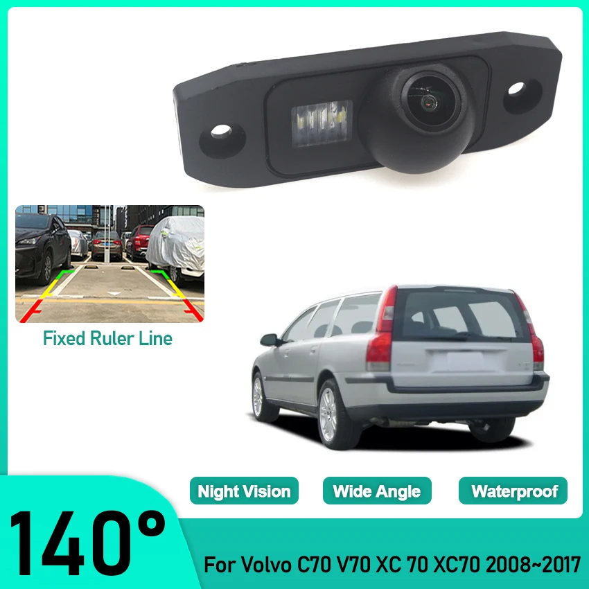 Резервная задняя камера HD для Volvo C70 V70 XC 70 XC70 2008 ~ 2016 2017 водонепроницаемая
