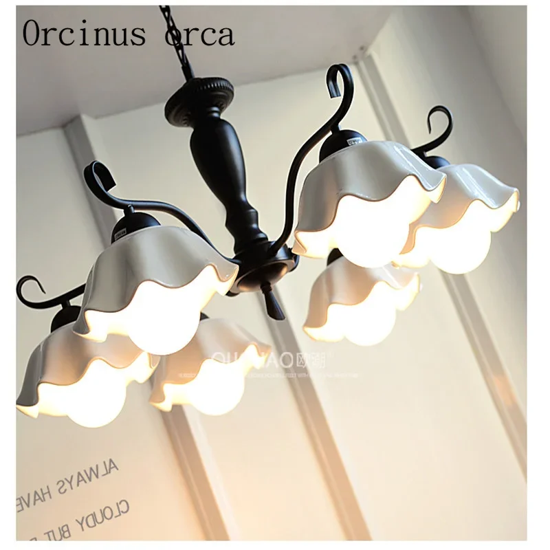 Корейская люстра керамическая садовая детская комната скандинавский