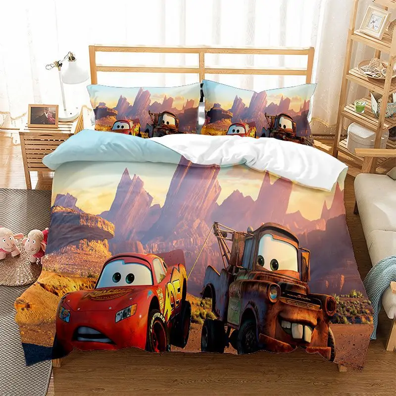 

Sports Racing Car 3D Printed Duvet Cover Pillowcase Bedding Set Single Twin Full Size for Kids Boy Girls Bedroom Decor