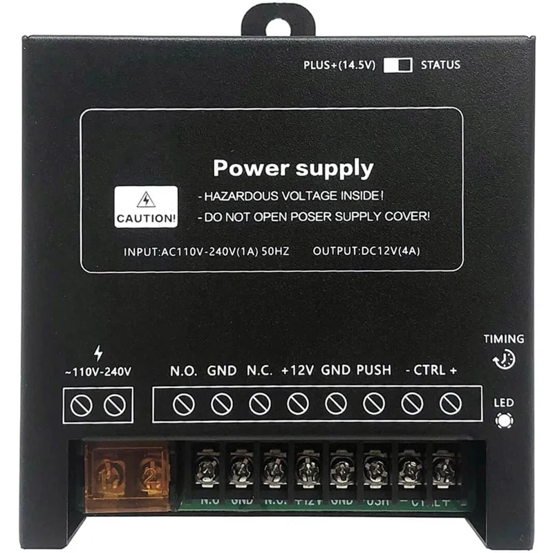 

Power Supply Controller For Door Access System Electric Lock Intercom Camera Input 110V-240V AC To Output 12V DC 4A Easy To Use