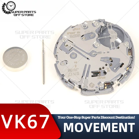Quartz movement vk67a AliExpress