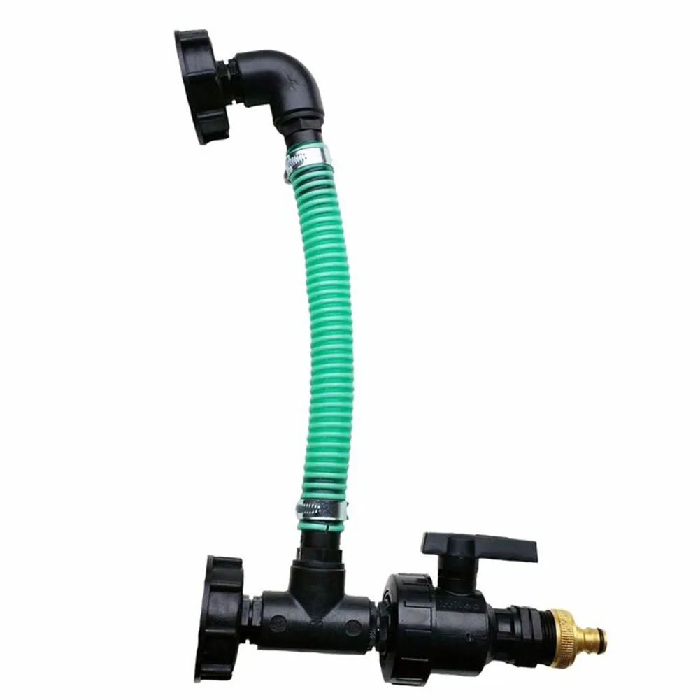 

IBC Connector Rain Barrels Tank Connector 2-way On Top Of Each Other PP Ball Valve 3/4\\\" GA For Industrial Containers