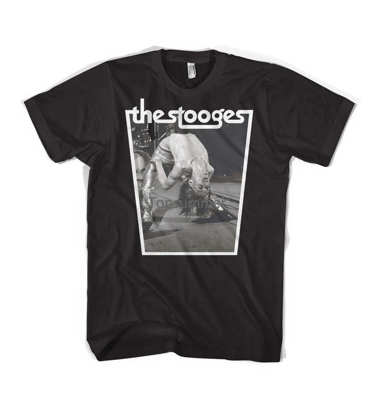 

The Stooges T-Shirts Iggy Pop Punk Rock Distressed Style Grunge