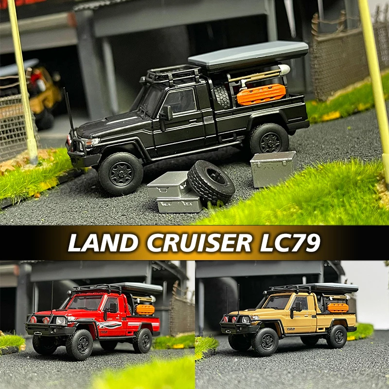 

Autobots Models 1:64 LAND CRUISER LC97 Heavy Modification Adventure Diecast Diorama Car Model Collection Miniature Carros Toys