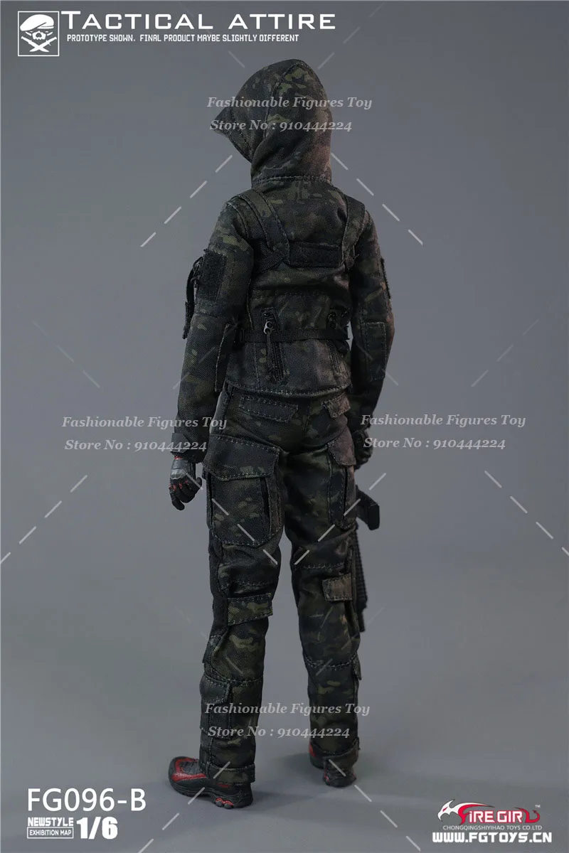 Игрушки для девочек-пожарных FG096 1/6 женский солдатский тактический наряд