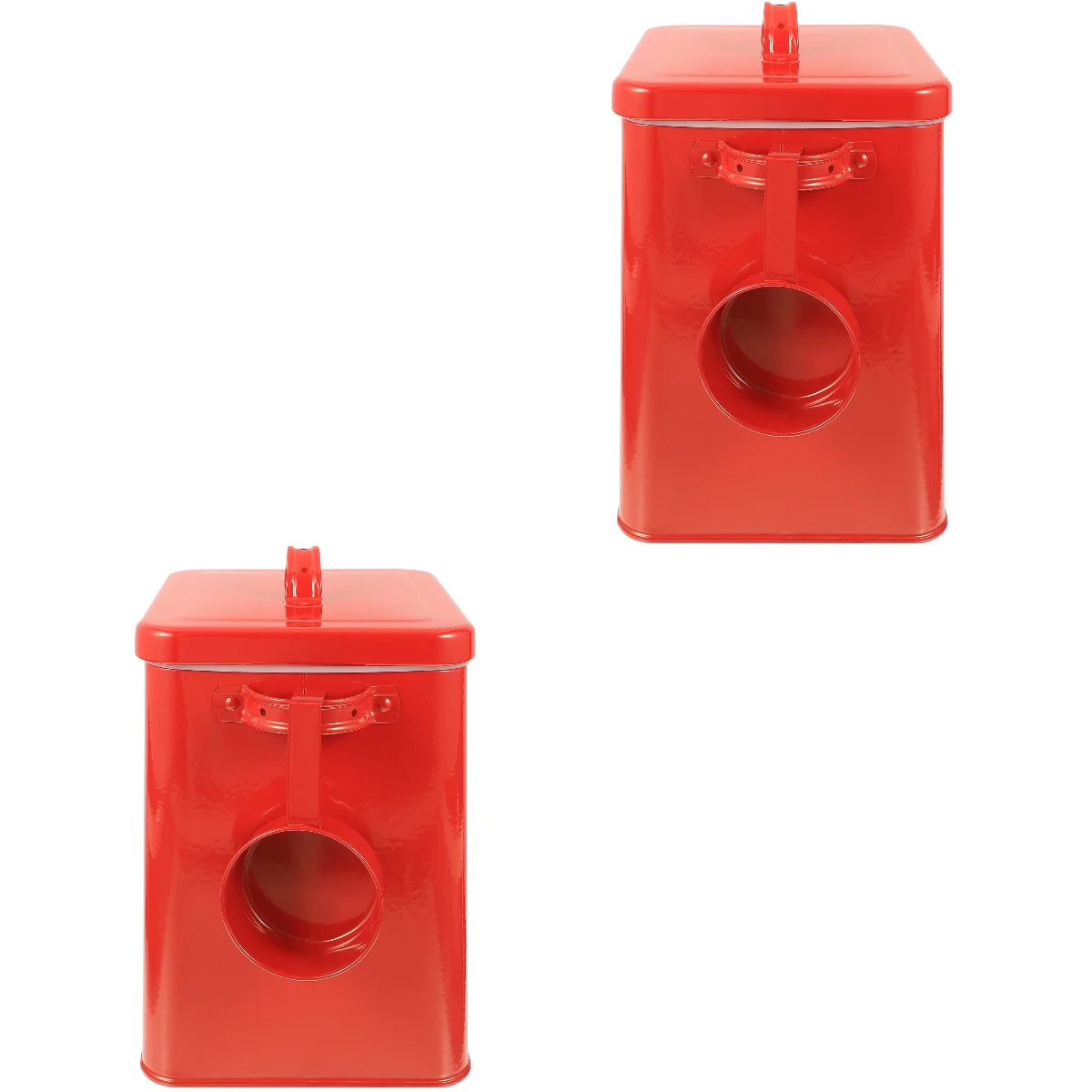 

2pcs Cat Holder Airtight Cat Sealable Containers Dry Cereal Holder