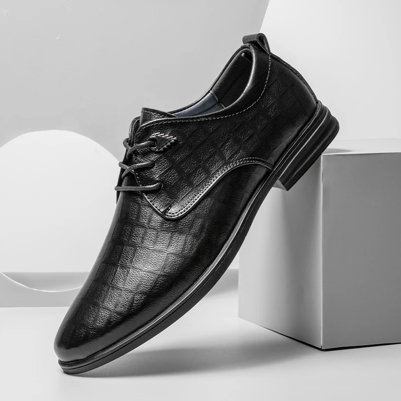 Mens Formal Shoes Fashion Genuine 