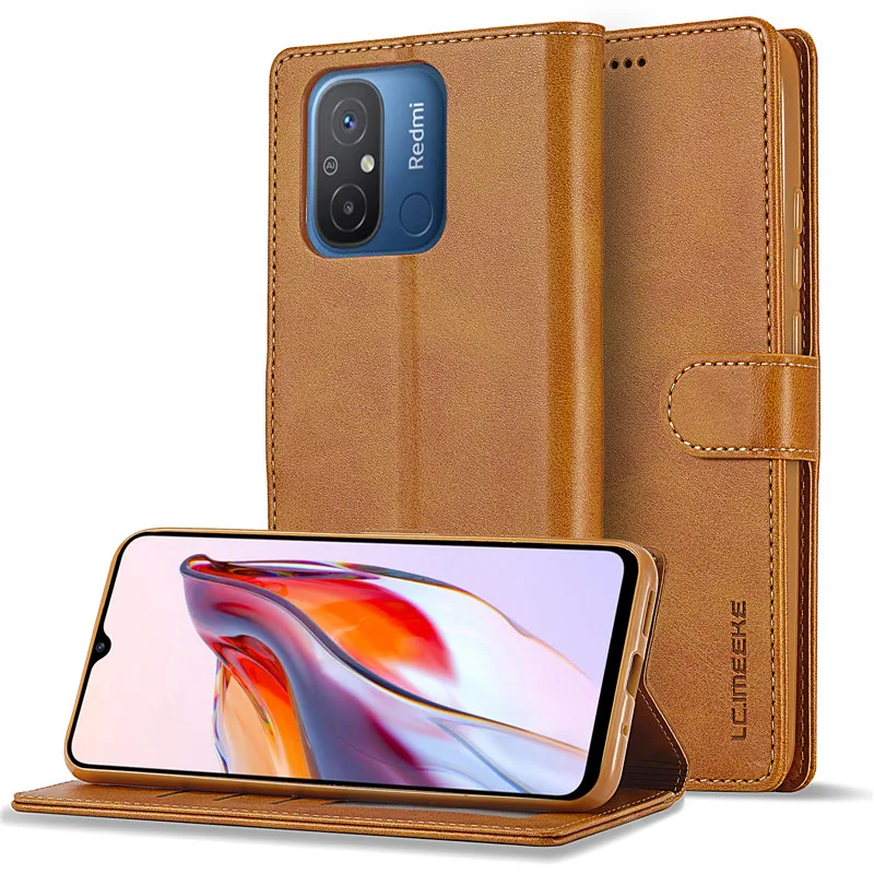 

Модный Роскошный кожаный чехол-кошелек с откидной крышкой для Xiaomi Redmi 11A, Магнитная задняя крышка с держателем для карт, защитный чехол для телефона