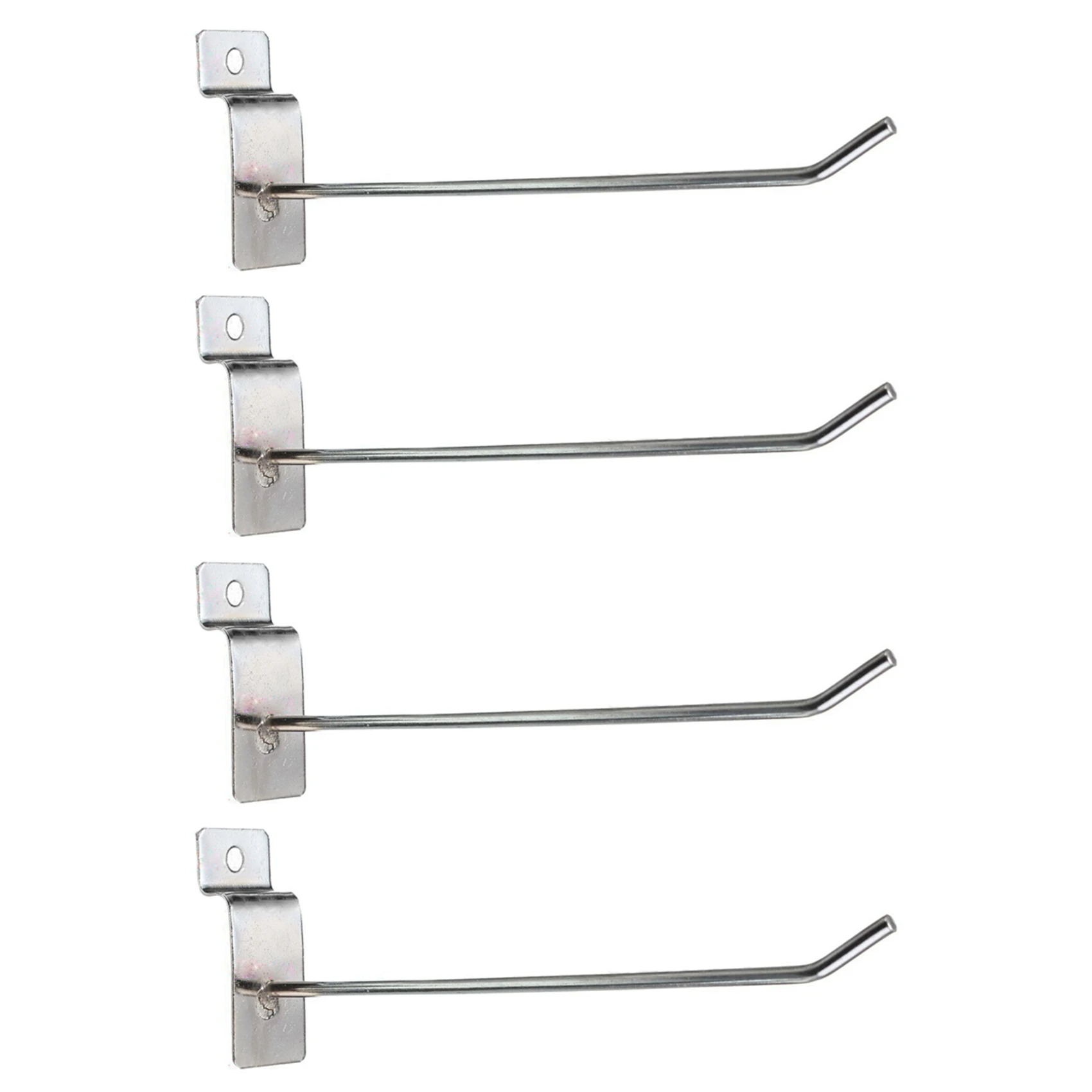 

100 x Slatwall Single Hook Pin Shop Display Fitting Prong Hanger 150mm