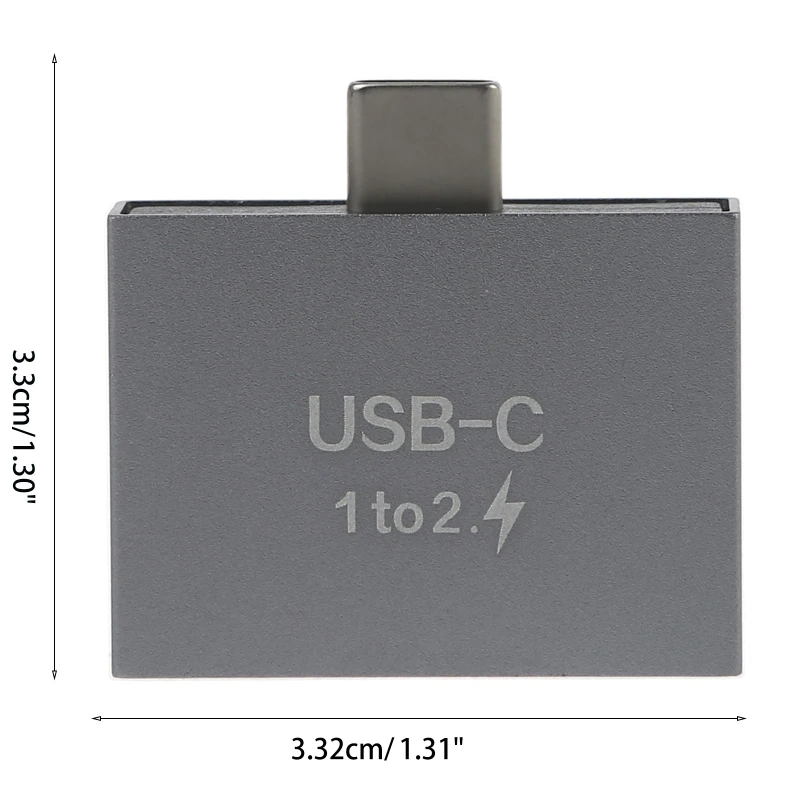 Разветвитель с портом USB Type-C папа на два порта 3 0 мама |