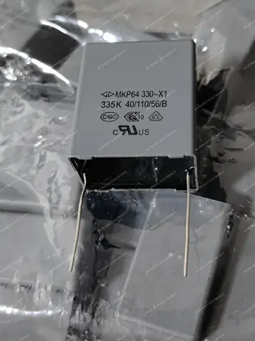 5 шт., конденсатор для пленки MKP64 310 в 330 в X1 105K 155M 155K 225K 335K 1,0 UF 1,5 UF 2,2 UF K = 3,3 M = 10% P = 20% мм