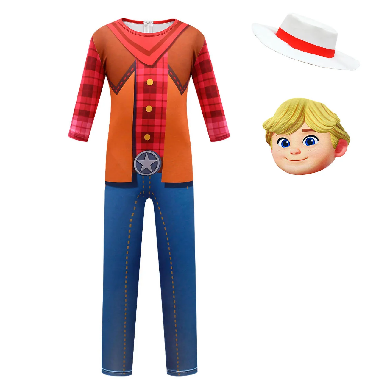 Детский комбинезон с длинными рукавами в стиле аниме для мальчиков и девочек