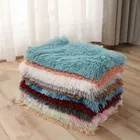 Плюшевый коврик для домашних животных, двухслойные теплые одеяла для домашних животных, коврики для собак, одеяла для кошек, товары для домашних животных