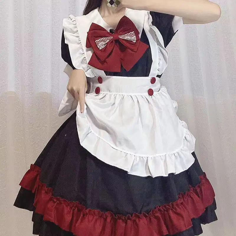 

Autumn 2023 New Cute COS Maid Dress Large Japanese Maid Dress Sexy Lolita Uniform anime Women's Wear Big Boss Clothing